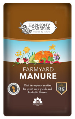 Harmony Gardens Farmyard Manure 50L - Peat Free