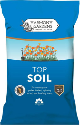 Harmony Gardens Top Soil 25L - Peat Free Compost