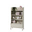 Harmony HR-02 Bookcase in Cashmere & Truffle - 890mm x 1590mm x 400mm - Elegance Meets Practical Storage