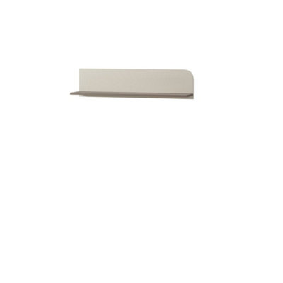 Harmony HR-05 Wall Shelf in Cashmere & Truffle - 1010mm x 240mm x 220mm - Elegant Space-Saving Solution