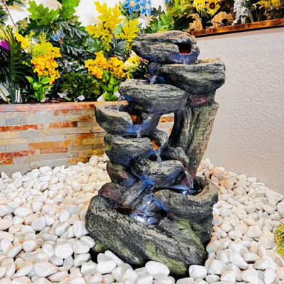 Harmony Rock Cascade Rock Effect Water Feature without Cover