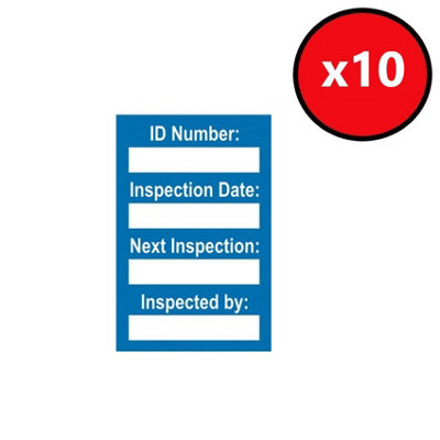 Harness Strap Inspection Tagging Kit - Multi-Coloured - 40 Tags, 20 ...