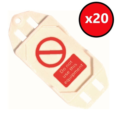 Harness Strap Inspection Tagging Kit - Multi-Coloured - 40 Tags, 20 ...