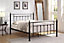 Harpenden Black Metal Small Double Bed Frame 4ft