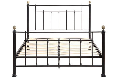 Harpenden Black Metal Small Double Bed Frame 4ft