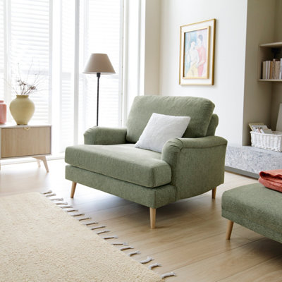 Harper Chenille Armchair Pickle Green