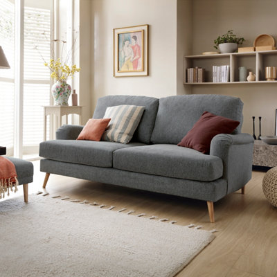 Harper Collection 3 Seater in Dark Grey