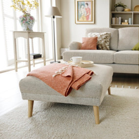 Harper Collection Footstool in Cream