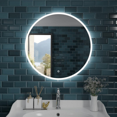 Harper & Harlow 800x800 Aquila LED Illuminated Round Bathroom Mirror