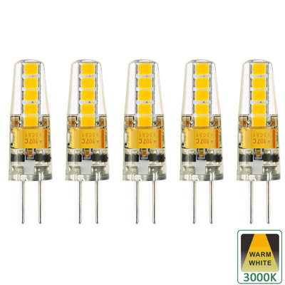 Harper Living 2 Watts G4 LED Bulb Clear Capsule Warm White Non-Dimmable ...