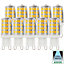 Harper Living 3.5 Watts G9 LED Bulb Clear Capsule Cool White Non-Dimmable, Pack of 10