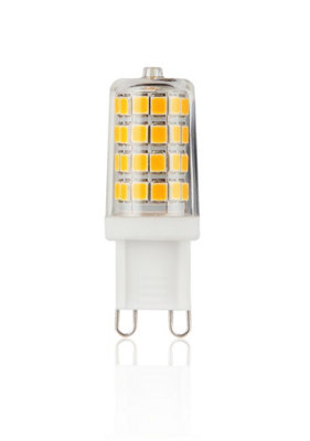 Harper Living 3 Watts G9 LED Bulb Clear Capsule Warm White Dimmable, Pack of 5
