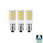 Harper Living 4 Watts E14 SES Small Edison Screw LED Light Bulb Capsule Cool White Dimmable, Pack of 3