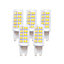 Harper Living 4 Watts G9 LED Bulb Clear Capsule Cool White Dimmable, Pack of 5