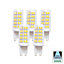 Harper Living 4 Watts G9 LED Bulb Clear Capsule Cool White Dimmable, Pack of 5