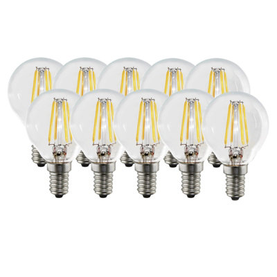 Harper Living 5 Watts E14 LED Bulb Clear Golf Ball Cool White Dimmable