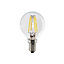 Harper Living 5 Watts E14 LED Bulb Clear Golf Ball Cool White Dimmable, Pack of 10