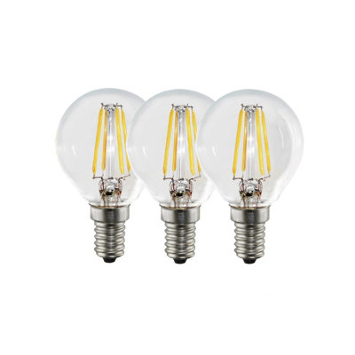 INTEGRAL LED - B22 6W (40W) LED Golf Ball Bulb, Warm White 470lm  Non-Dimmable