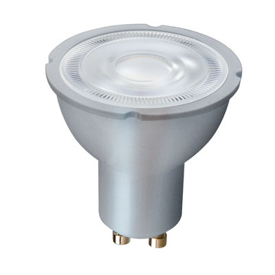 Harper Living 5 Watts GU10 LED Bulb Silver Spotlight Daylight Non Dimmable Pack of 5