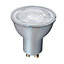 Harper Living 5 Watts GU10 LED Bulb Silver Spotlight Warm White Non-Dimmable, Pack of 10