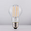 Harper Living 8 Watts A60 E27 LED Bulb Clear Warm White Dimmable, Pack of 10