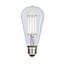 Harper Living 8 Watts ST64 E27 LED Bulb Clear Cool White Dimmable, Pack of 3