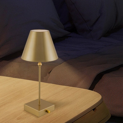 HARPER LIVING Cordless Table Lamp, 5200mAh Battery Operated Desk Light ...