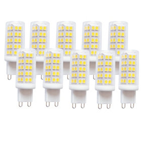 Harper Living G9 4W Cool White Dimmable Capsule LED Bulbs, Pack of 10