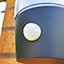 Harper Living Grey Modern Motion Sensor Outdoor Wall Light (16.3 x 10.8 x 13.4cm) - IP54