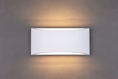 Plaster in store wall lights