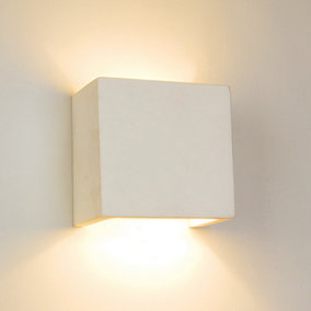 Harper Living White Square Indoor Wall Light