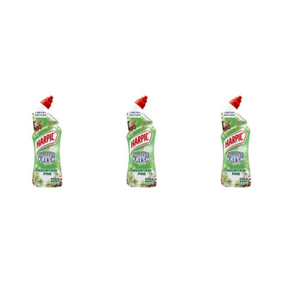 Harpic Active Fresh Cleaning Gel Pine 750ml (Pack of 3)