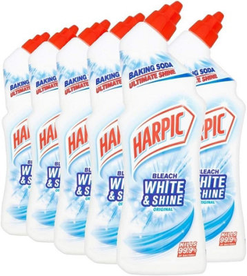 Harpic Bleach White & Shine Original 750ml (Pack of 6)