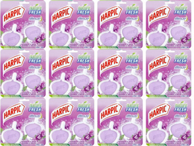 Harpic Hygienic Toilet Rim Block Twin pack Lavender 2 x 40g (Pack of 12 ...
