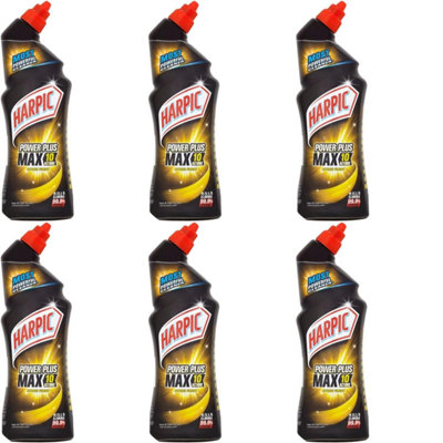 Harpic Power Plus Toilet Cleaner Gel Citrus Fresh, 750ml (Pack of 6