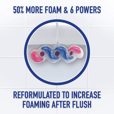 Harpic Toilet Rim Block Cleaner Active Fresh Power Tropical Blossom - 2 ...