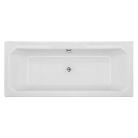 Harrington Traditional Straight Double Ended Shower Bath Tub (Waste Not Included) - 1800mm x 800mm - Balterley