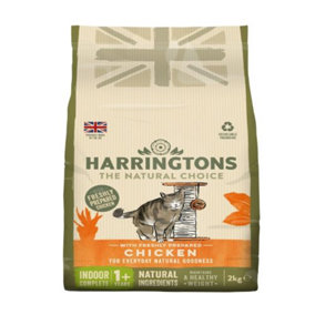 Harringtons Cat Dry Indoor Chicken 2kg