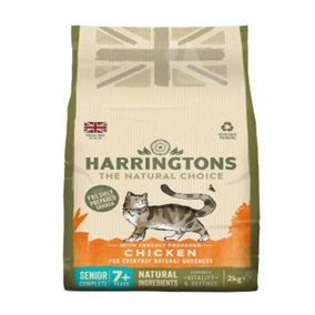 Harringtons Cat Dry Senior Chicken 2kg