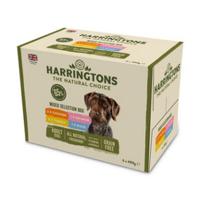 Harringtons Complete Wet Mixed Selection Dog Food Box 6x 400g