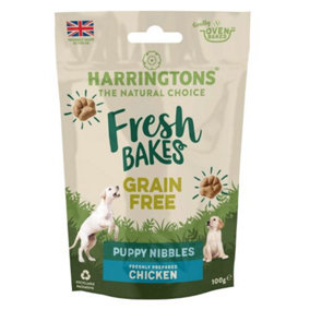 Harringtons Grain Free Fresh Bakes Puppy Nibbles 100g (Pack of 9)