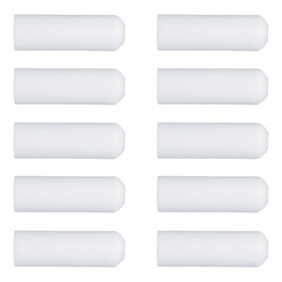 Harris 4 Inch Gloss Mini Roller Sleeves 10 Pack Woodwork Paint Rollers 4in for Trim Doors Skirting Gloss Satin FinishPro