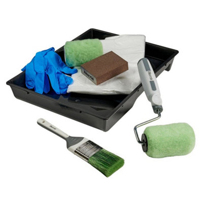 Harris 8 Piece Shed, Fence and Decking Painting Kit Garden Timber Wood Work