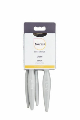 Harris - Essentials Gloss Paint Brush Set - Pack 5