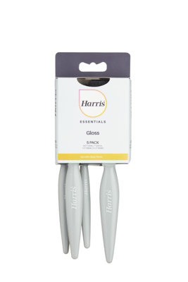 Harris - Essentials Gloss Paint Brush Set - Pack 5