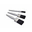 Harris Essentials Gloss Paint Brush Set (Pack of 3) White (One Size)