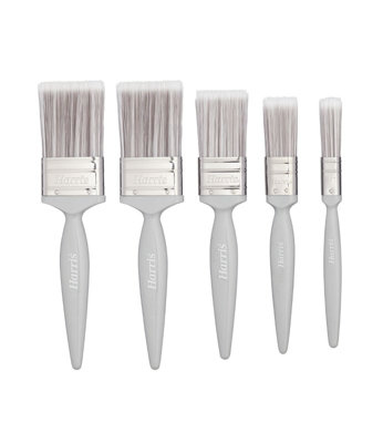 Harris - Essentials Wall & Ceiling Paint Brush Set - Pack 5