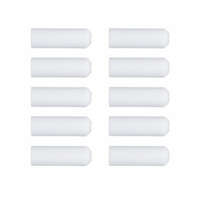 Harris Seriously Good Gloss Paint Roller Sleeve (Pack of 10) White (One Size)