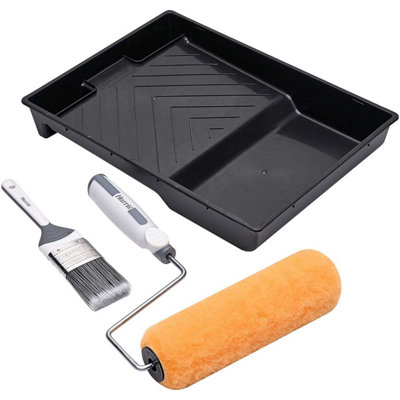 Harris Seriously Good Masonry Paint Roller Set Black/Orange/Grey (One Size)