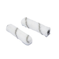 Harris Seriously Good Short Pile Paint Roller Sleeve (Pack of 2) White (One Size)